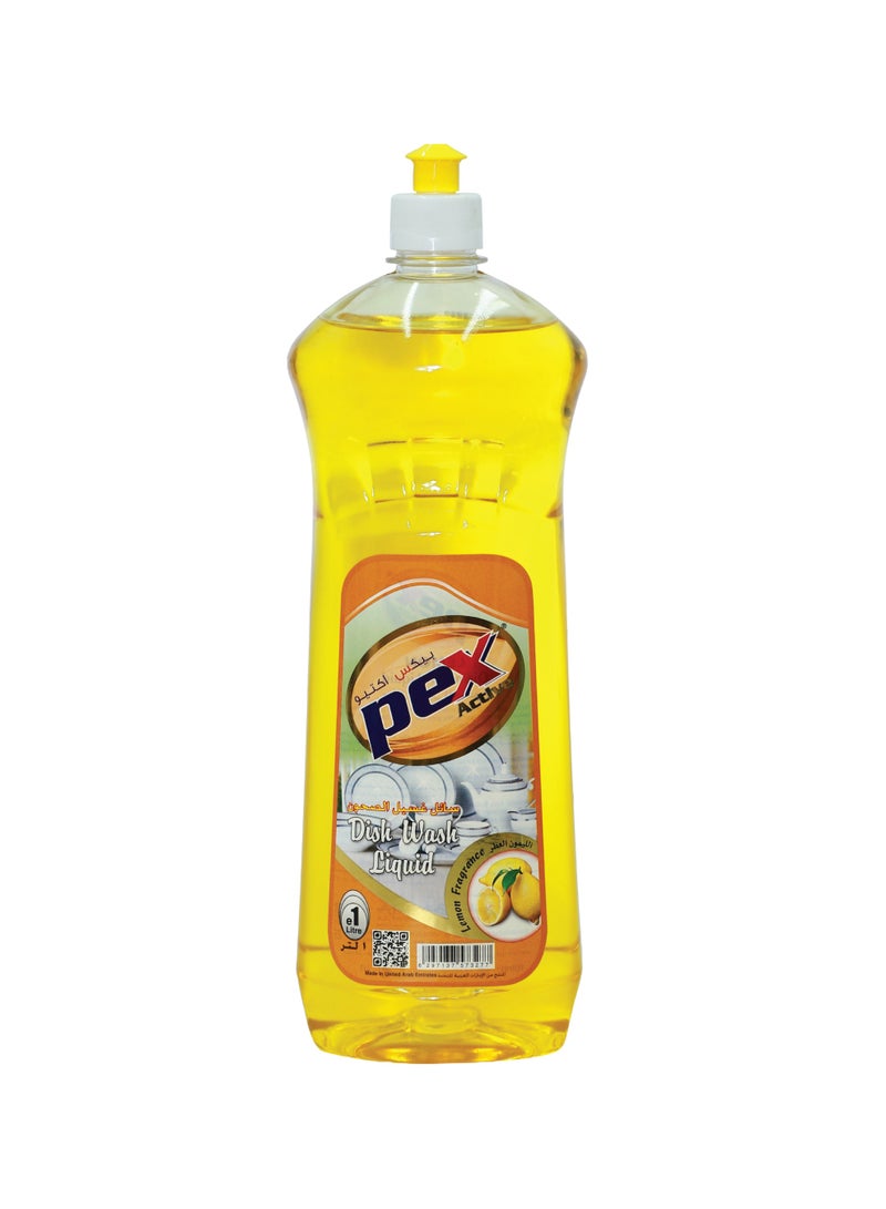 Pex Active Dish Wash Lemon Liquid - Image 1